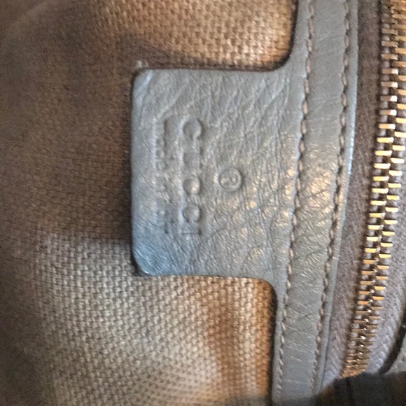 COPY - Gucci soft gray leather over the shoulder… - Picture 5 of 12